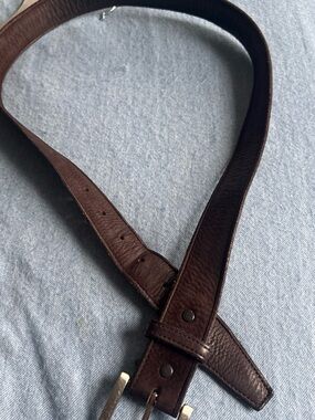 LOSCO brown leather belt size 36